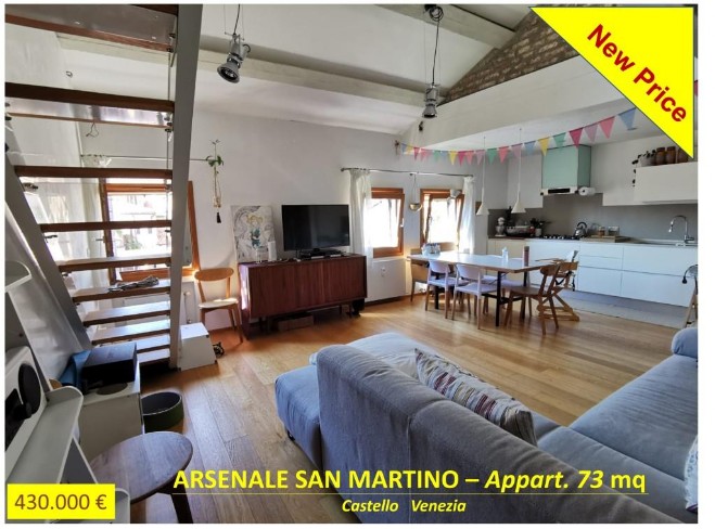 Vendita appartamento a Venezia Arsenale San Martino 430000€