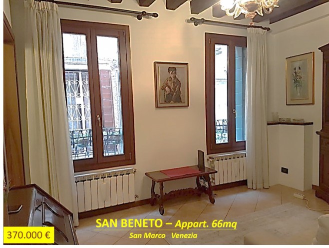 Venezia San Marco San Beneto 1° piano in vendita 370000€