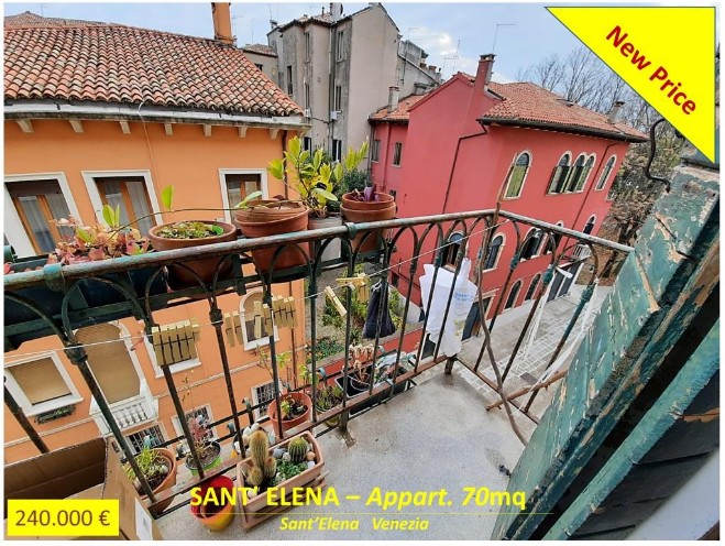 Venezia Sant'Elena appartamento 240000€